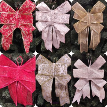 Новогоднее украшение Бант царский 20*33 см